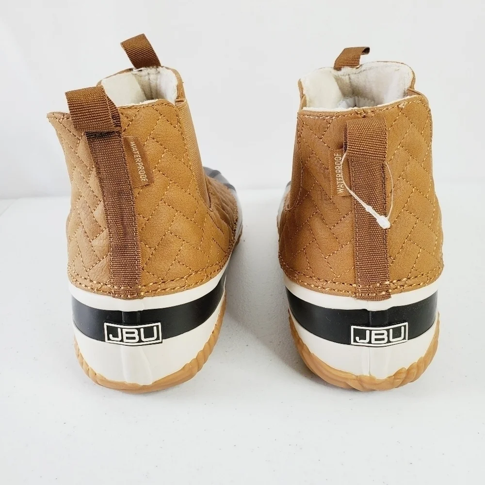 Jambu JBU Paisley Waterproof Boots Size‎ 9 Pull-on Leather Rubber Ankle Booties